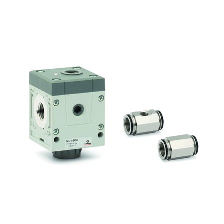 CAMOZZI #Md1-B-Tf, Distribution Block 3 Ways NPTF MD1-B-TF